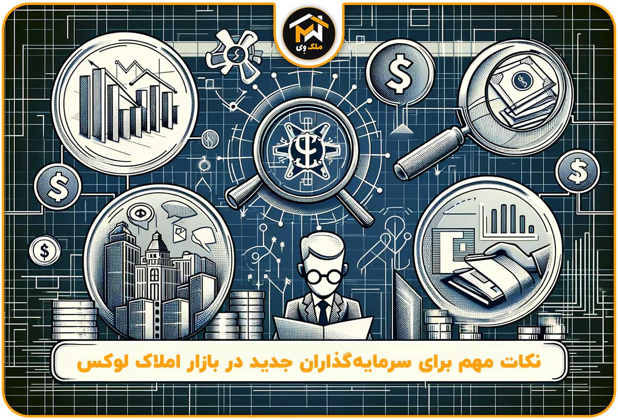 نکات مهم برای سرمایه‌گذاران جدید در بازار املاک لوکس
